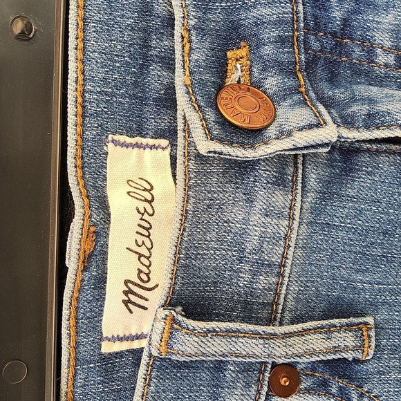 Madewell high rise skinny blue jeans size 25 - Picture 2 of 9